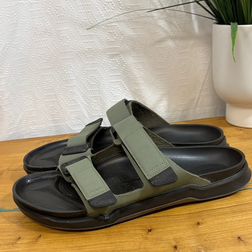 Birkenstock Atacama Men Birko-Flor Futura Khaki Green Black - Picture 7 of 12
